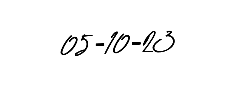 The best way (Asem Kandis PERSONAL USE) to make a short signature is to pick only two or three words in your name. The name 05-10-23 include a total of six letters. For converting this name. 05-10-23 signature style 9 images and pictures png