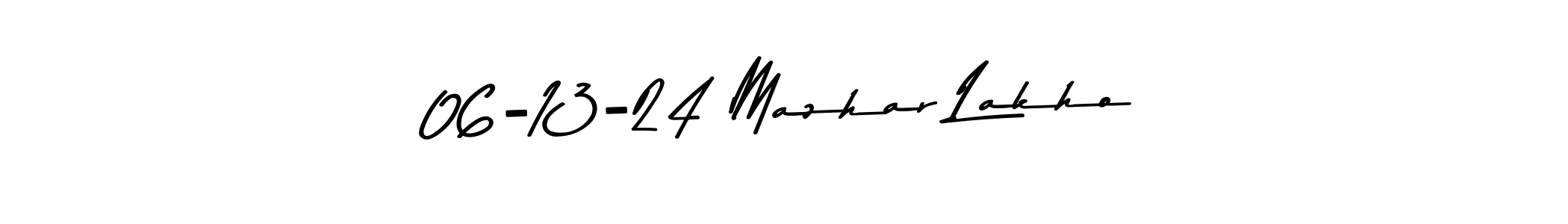 Here are the top 10 professional signature styles for the name 06-13-24 Mazhar Lakho. These are the best autograph styles you can use for your name. 06-13-24 Mazhar Lakho signature style 9 images and pictures png