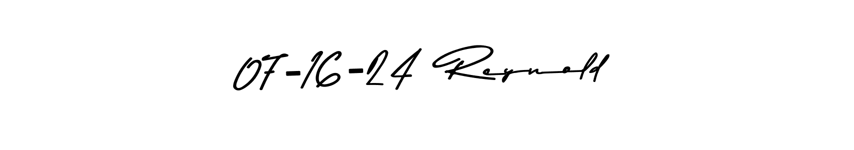 Design your own signature with our free online signature maker. With this signature software, you can create a handwritten (Asem Kandis PERSONAL USE) signature for name 07-16-24  Reynold. 07-16-24  Reynold signature style 9 images and pictures png