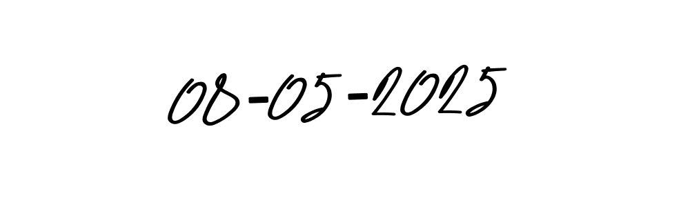 You should practise on your own different ways (Asem Kandis PERSONAL USE) to write your name (08-05-2025) in signature. don't let someone else do it for you. 08-05-2025 signature style 9 images and pictures png