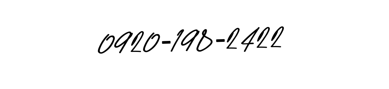 Also You can easily find your signature by using the search form. We will create 0920-198-2422 name handwritten signature images for you free of cost using Asem Kandis PERSONAL USE sign style. 0920-198-2422 signature style 9 images and pictures png