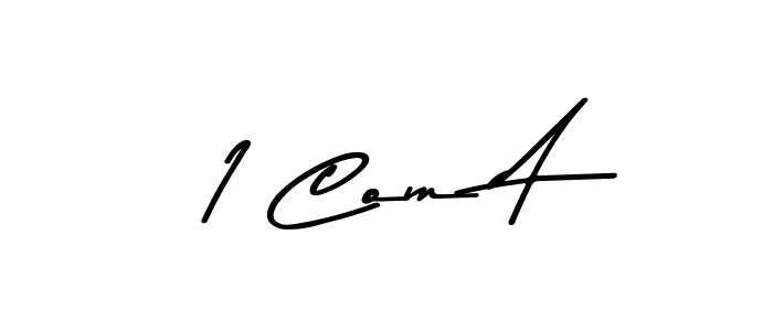 Use a signature maker to create a handwritten signature online. With this signature software, you can design (Asem Kandis PERSONAL USE) your own signature for name 1 Com A. 1 Com A signature style 9 images and pictures png
