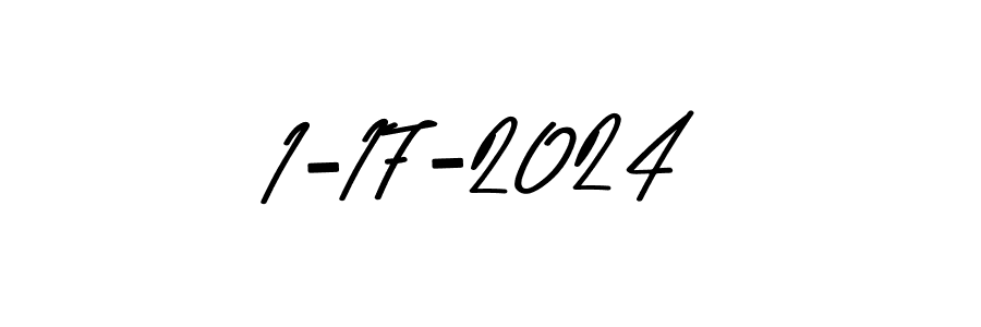 How to make 1-17-2024 signature? Asem Kandis PERSONAL USE is a professional autograph style. Create handwritten signature for 1-17-2024 name. 1-17-2024 signature style 9 images and pictures png