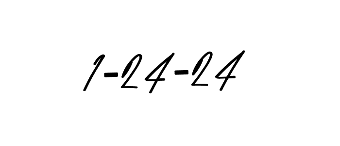 You should practise on your own different ways (Asem Kandis PERSONAL USE) to write your name (1-24-24) in signature. don't let someone else do it for you. 1-24-24 signature style 9 images and pictures png