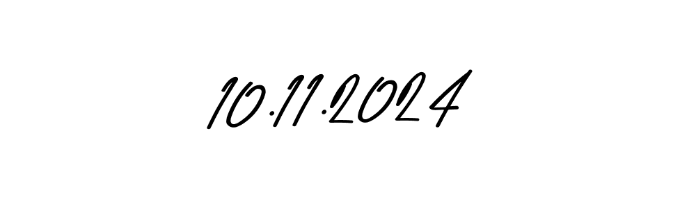 The best way (Asem Kandis PERSONAL USE) to make a short signature is to pick only two or three words in your name. The name 10.11.2024 include a total of six letters. For converting this name. 10.11.2024 signature style 9 images and pictures png