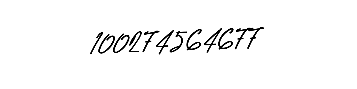 if you are searching for the best signature style for your name 100274564677. so please give up your signature search. here we have designed multiple signature styles  using Asem Kandis PERSONAL USE. 100274564677 signature style 9 images and pictures png