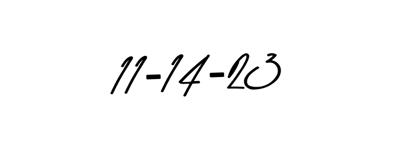 Asem Kandis PERSONAL USE is a professional signature style that is perfect for those who want to add a touch of class to their signature. It is also a great choice for those who want to make their signature more unique. Get 11-14-23 name to fancy signature for free. 11-14-23 signature style 9 images and pictures png