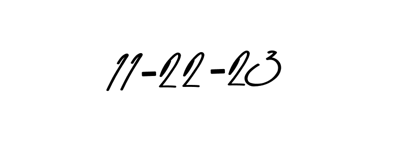 How to make 11-22-23 signature? Asem Kandis PERSONAL USE is a professional autograph style. Create handwritten signature for 11-22-23 name. 11-22-23 signature style 9 images and pictures png