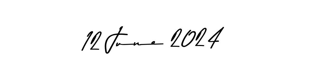 Make a beautiful signature design for name 12 June 2024. With this signature (Asem Kandis PERSONAL USE) style, you can create a handwritten signature for free. 12 June 2024 signature style 9 images and pictures png