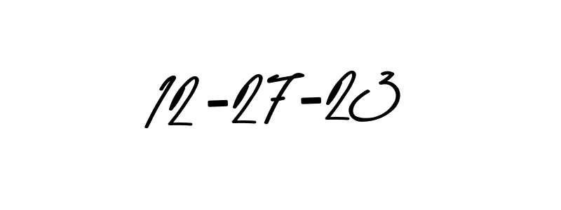 How to make 12-27-23 signature? Asem Kandis PERSONAL USE is a professional autograph style. Create handwritten signature for 12-27-23 name. 12-27-23 signature style 9 images and pictures png