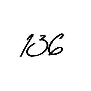 Design your own signature with our free online signature maker. With this signature software, you can create a handwritten (Asem Kandis PERSONAL USE) signature for name 136. 136 signature style 9 images and pictures png
