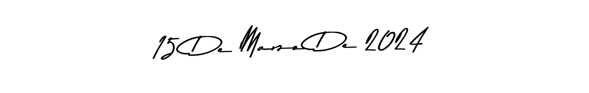 This is the best signature style for the 15 De Marzo De 2024 name. Also you like these signature font (Asem Kandis PERSONAL USE). Mix name signature. 15 De Marzo De 2024 signature style 9 images and pictures png