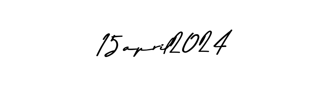 The best way (Asem Kandis PERSONAL USE) to make a short signature is to pick only two or three words in your name. The name 15april2024 include a total of six letters. For converting this name. 15april2024 signature style 9 images and pictures png