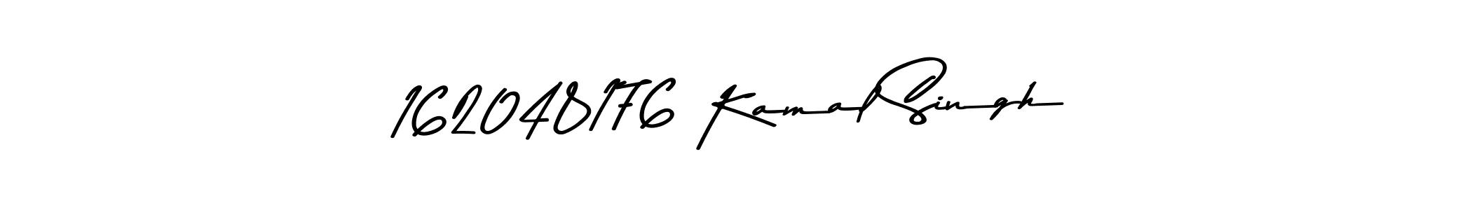 How to make 162048176 Kamal Singh name signature. Use Asem Kandis PERSONAL USE style for creating short signs online. This is the latest handwritten sign. 162048176 Kamal Singh signature style 9 images and pictures png