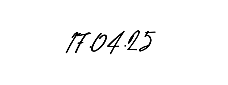 This is the best signature style for the 17.04.25 name. Also you like these signature font (Asem Kandis PERSONAL USE). Mix name signature. 17.04.25 signature style 9 images and pictures png