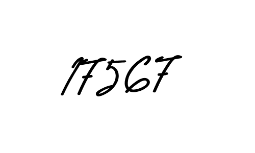 Design your own signature with our free online signature maker. With this signature software, you can create a handwritten (Asem Kandis PERSONAL USE) signature for name 17567. 17567 signature style 9 images and pictures png