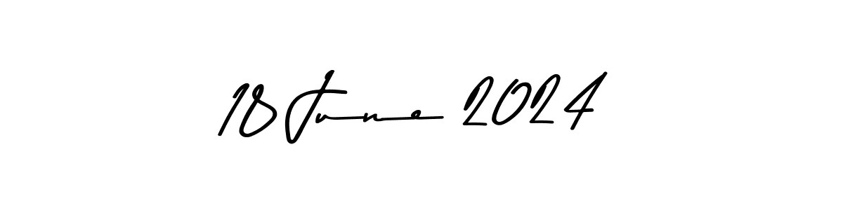 The best way (Asem Kandis PERSONAL USE) to make a short signature is to pick only two or three words in your name. The name 18 June 2024 include a total of six letters. For converting this name. 18 June 2024 signature style 9 images and pictures png