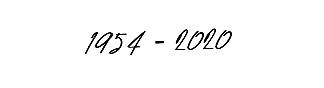 The best way (Asem Kandis PERSONAL USE) to make a short signature is to pick only two or three words in your name. The name 1954 - 2020 include a total of six letters. For converting this name. 1954 - 2020 signature style 9 images and pictures png