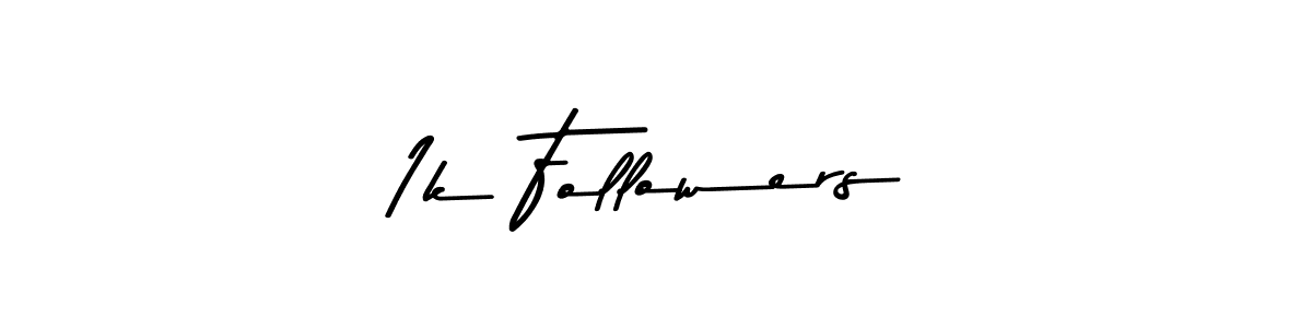 The best way (Asem Kandis PERSONAL USE) to make a short signature is to pick only two or three words in your name. The name 1k Followers include a total of six letters. For converting this name. 1k Followers signature style 9 images and pictures png