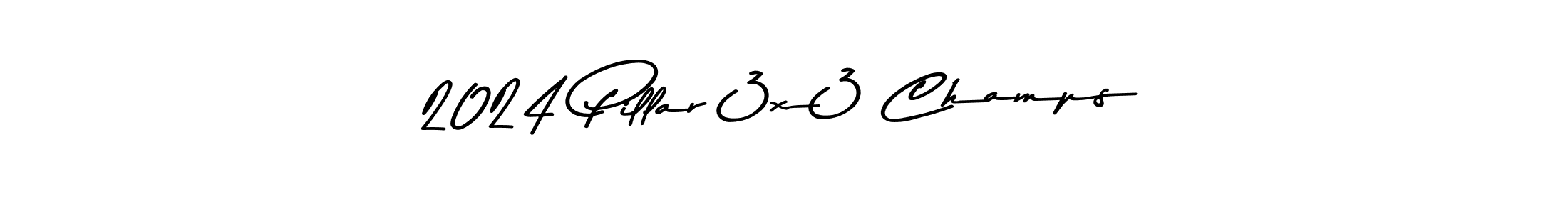 The best way (Asem Kandis PERSONAL USE) to make a short signature is to pick only two or three words in your name. The name 2024 Pillar 3x3 Champs include a total of six letters. For converting this name. 2024 Pillar 3x3 Champs signature style 9 images and pictures png