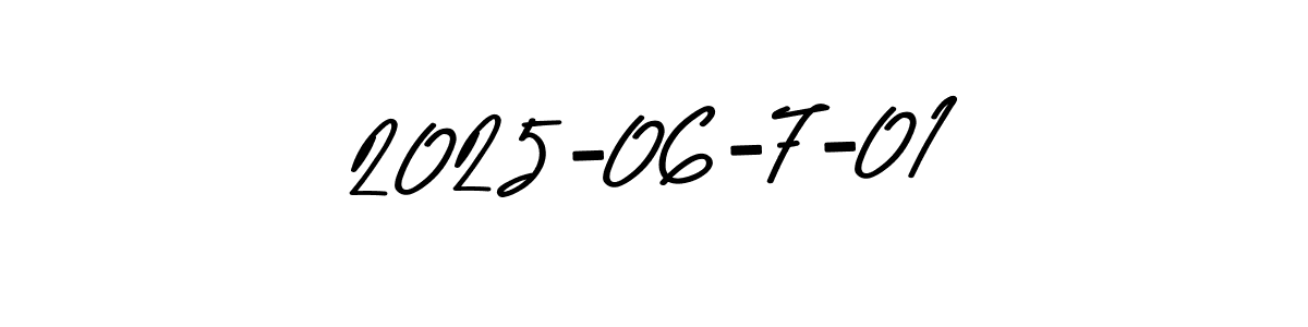 Also You can easily find your signature by using the search form. We will create 2025-06-7-01 name handwritten signature images for you free of cost using Asem Kandis PERSONAL USE sign style. 2025-06-7-01 signature style 9 images and pictures png