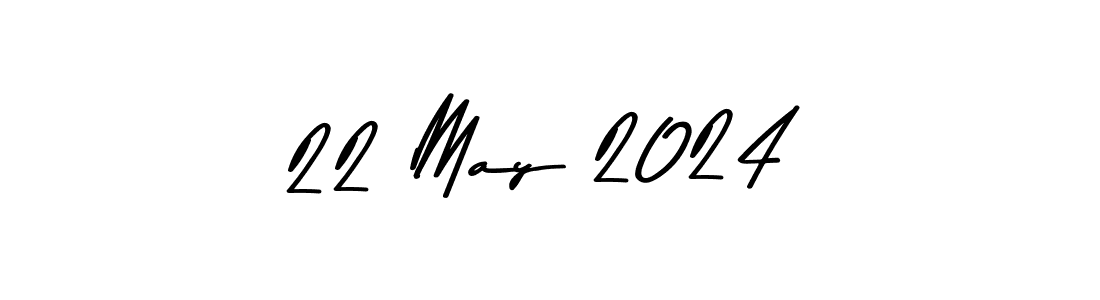 The best way (Asem Kandis PERSONAL USE) to make a short signature is to pick only two or three words in your name. The name 22 May 2024 include a total of six letters. For converting this name. 22 May 2024 signature style 9 images and pictures png