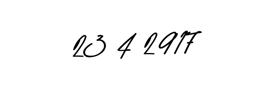 How to make 23 4 2917 signature? Asem Kandis PERSONAL USE is a professional autograph style. Create handwritten signature for 23 4 2917 name. 23 4 2917 signature style 9 images and pictures png