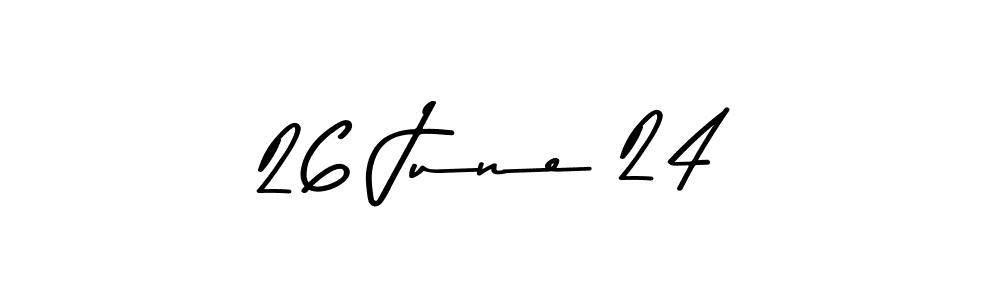 How to make 26 June 24 signature? Asem Kandis PERSONAL USE is a professional autograph style. Create handwritten signature for 26 June 24 name. 26 June 24 signature style 9 images and pictures png