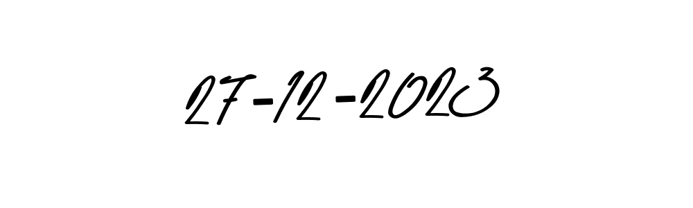 How to make 27-12-2023 signature? Asem Kandis PERSONAL USE is a professional autograph style. Create handwritten signature for 27-12-2023 name. 27-12-2023 signature style 9 images and pictures png