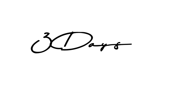 Use a signature maker to create a handwritten signature online. With this signature software, you can design (Asem Kandis PERSONAL USE) your own signature for name 3 Days. 3 Days signature style 9 images and pictures png