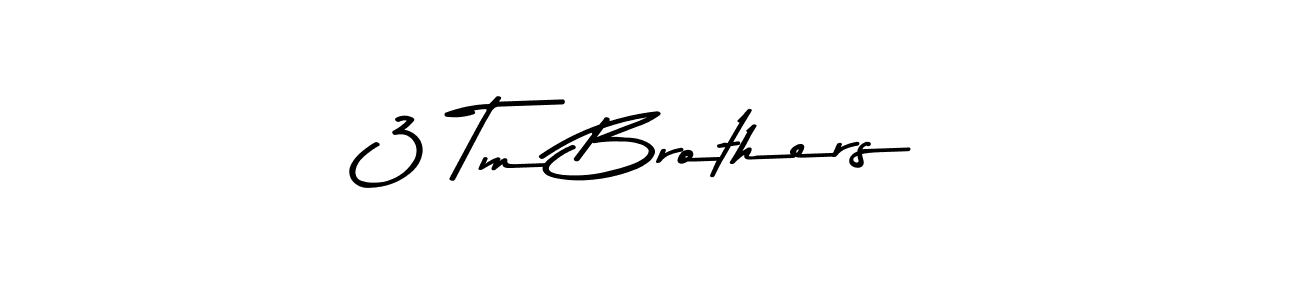 The best way (Asem Kandis PERSONAL USE) to make a short signature is to pick only two or three words in your name. The name 3 Tm Brothers include a total of six letters. For converting this name. 3 Tm Brothers signature style 9 images and pictures png