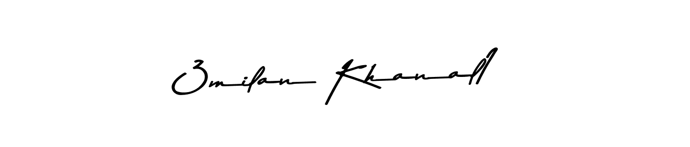 Use a signature maker to create a handwritten signature online. With this signature software, you can design (Asem Kandis PERSONAL USE) your own signature for name 3milan Khanal1. 3milan Khanal1 signature style 9 images and pictures png