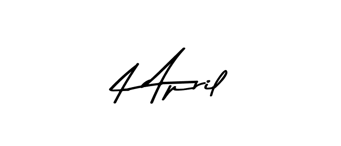 Use a signature maker to create a handwritten signature online. With this signature software, you can design (Asem Kandis PERSONAL USE) your own signature for name 4 April. 4 April signature style 9 images and pictures png