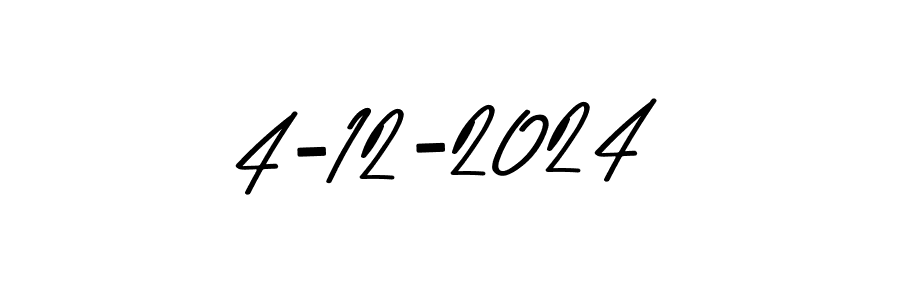 How to make 4-12-2024 signature? Asem Kandis PERSONAL USE is a professional autograph style. Create handwritten signature for 4-12-2024 name. 4-12-2024 signature style 9 images and pictures png