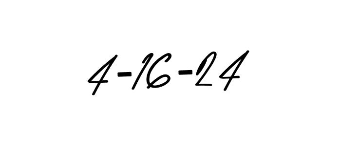 How to make 4-16-24 signature? Asem Kandis PERSONAL USE is a professional autograph style. Create handwritten signature for 4-16-24 name. 4-16-24 signature style 9 images and pictures png