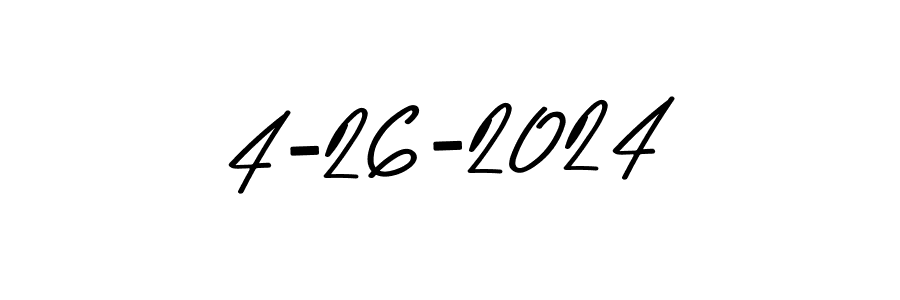 Design your own signature with our free online signature maker. With this signature software, you can create a handwritten (Asem Kandis PERSONAL USE) signature for name 4-26-2024. 4-26-2024 signature style 9 images and pictures png