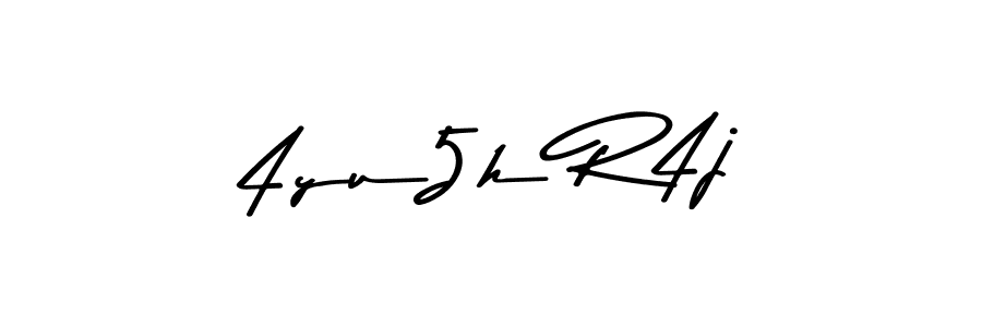 Create a beautiful signature design for name 4yu5h R4j. With this signature (Asem Kandis PERSONAL USE) fonts, you can make a handwritten signature for free. 4yu5h R4j signature style 9 images and pictures png