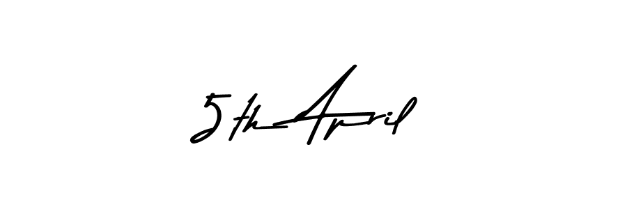 The best way (Asem Kandis PERSONAL USE) to make a short signature is to pick only two or three words in your name. The name 5th April include a total of six letters. For converting this name. 5th April signature style 9 images and pictures png