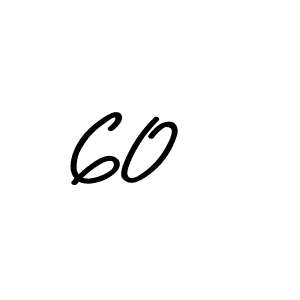 Make a beautiful signature design for name 60 . With this signature (Asem Kandis PERSONAL USE) style, you can create a handwritten signature for free. 60  signature style 9 images and pictures png