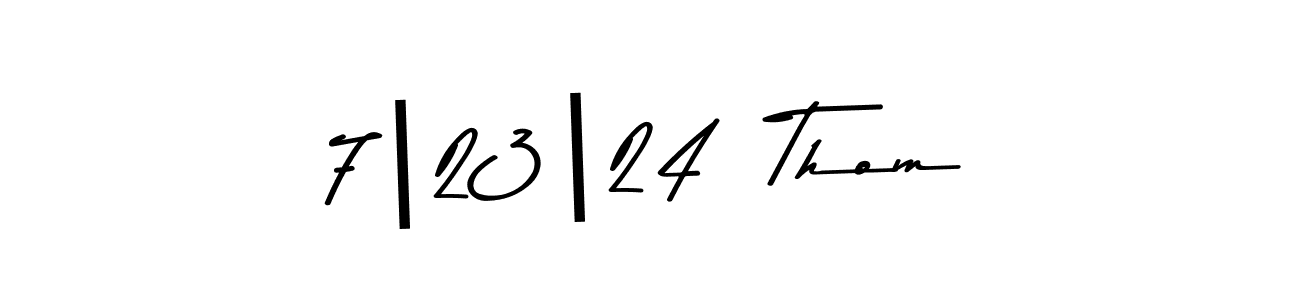 7|23|24  Thom stylish signature style. Best Handwritten Sign (Asem Kandis PERSONAL USE) for my name. Handwritten Signature Collection Ideas for my name 7|23|24  Thom. 7|23|24  Thom signature style 9 images and pictures png