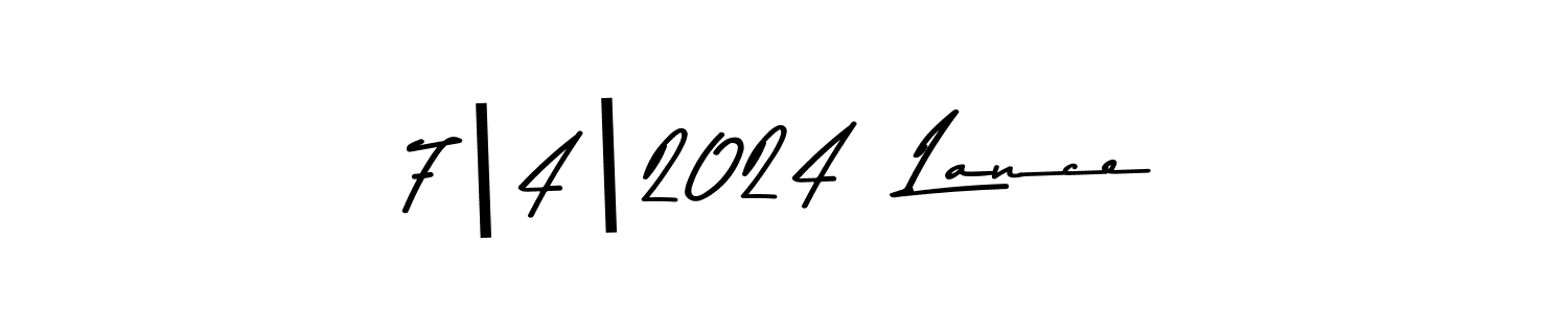 Also we have 7|4|2024  Lance name is the best signature style. Create professional handwritten signature collection using Asem Kandis PERSONAL USE autograph style. 7|4|2024  Lance signature style 9 images and pictures png