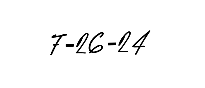 if you are searching for the best signature style for your name 7-26-24. so please give up your signature search. here we have designed multiple signature styles  using Asem Kandis PERSONAL USE. 7-26-24 signature style 9 images and pictures png