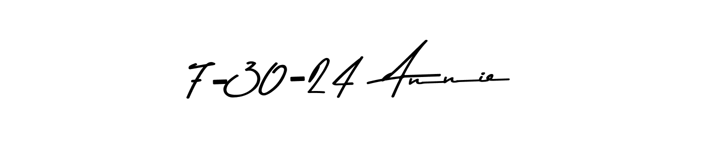 Also we have 7-30-24  Annie name is the best signature style. Create professional handwritten signature collection using Asem Kandis PERSONAL USE autograph style. 7-30-24  Annie signature style 9 images and pictures png