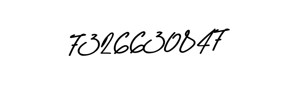 Use a signature maker to create a handwritten signature online. With this signature software, you can design (Asem Kandis PERSONAL USE) your own signature for name 7326630847. 7326630847 signature style 9 images and pictures png