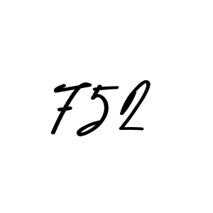 How to Draw 752 signature style? Asem Kandis PERSONAL USE is a latest design signature styles for name 752. 752 signature style 9 images and pictures png