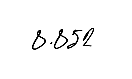 You can use this online signature creator to create a handwritten signature for the name 8,852. This is the best online autograph maker. 8,852 signature style 9 images and pictures png