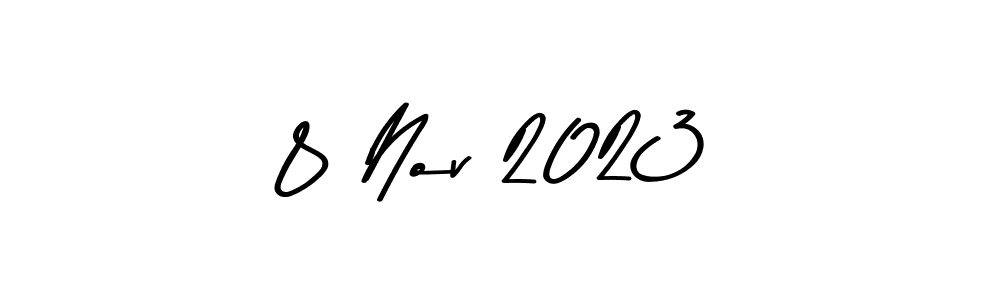 You should practise on your own different ways (Asem Kandis PERSONAL USE) to write your name (8 Nov 2023) in signature. don't let someone else do it for you. 8 Nov 2023 signature style 9 images and pictures png