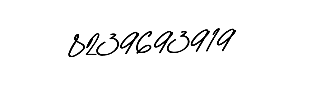Use a signature maker to create a handwritten signature online. With this signature software, you can design (Asem Kandis PERSONAL USE) your own signature for name 8239693919. 8239693919 signature style 9 images and pictures png