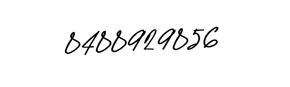Create a beautiful signature design for name 8488929856. With this signature (Asem Kandis PERSONAL USE) fonts, you can make a handwritten signature for free. 8488929856 signature style 9 images and pictures png