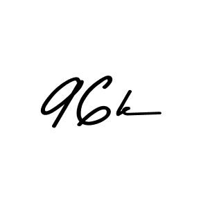 Design your own signature with our free online signature maker. With this signature software, you can create a handwritten (Asem Kandis PERSONAL USE) signature for name 96k. 96k signature style 9 images and pictures png